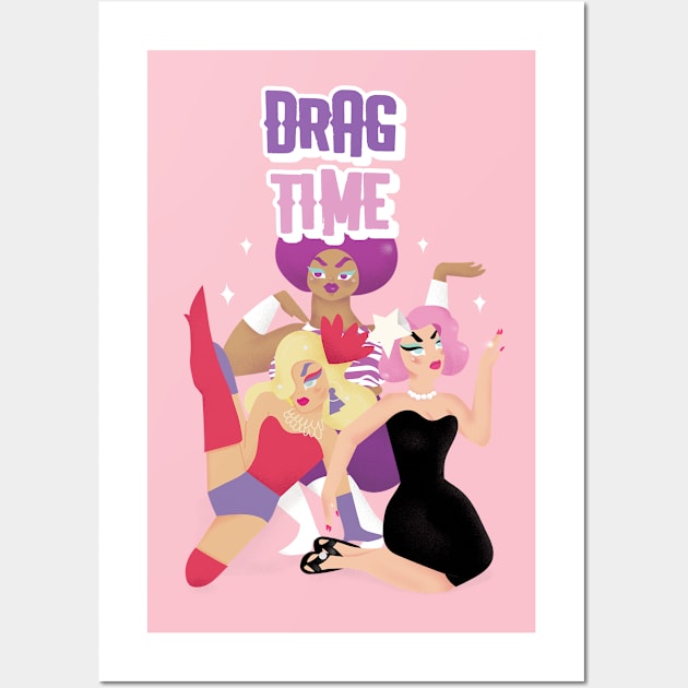 Drag Time Party Wall Art by John Byrne